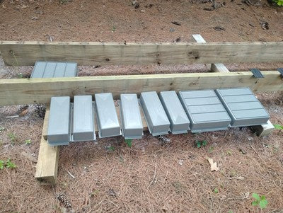 Metal Shelf For Storage Grey Good Condition