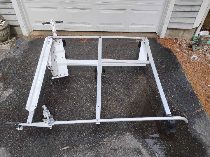 Adrian Steel Ladder Roof Rack White Used