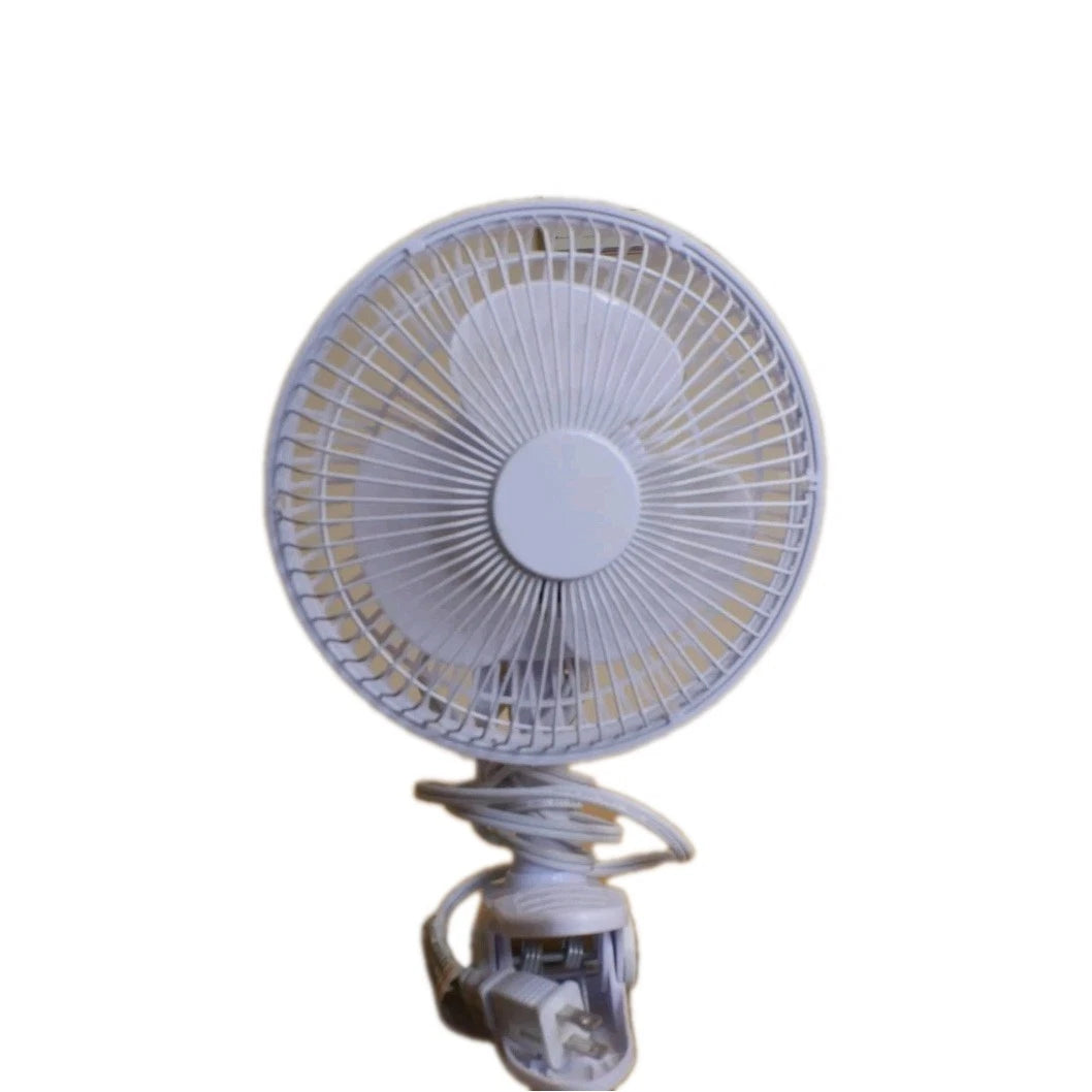 Intertek 6 inch Personal Clip-On Fan White