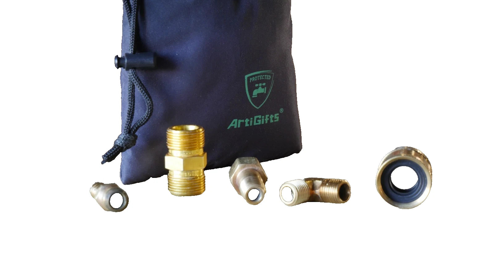 Lot of 5 pcs.  Male/Female NPT Brass  Threaded USA Fittings