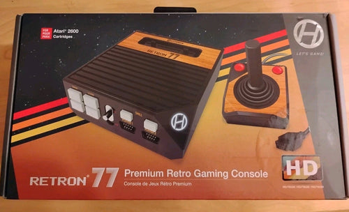 Atari 2600 Retron 77 Video Game Console - Black