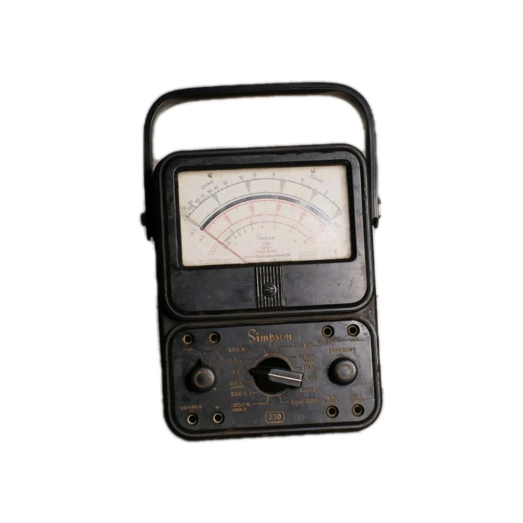 Simpson Series 3 Model 270  Volt-Ohm-Milliammeter Meter Tested!