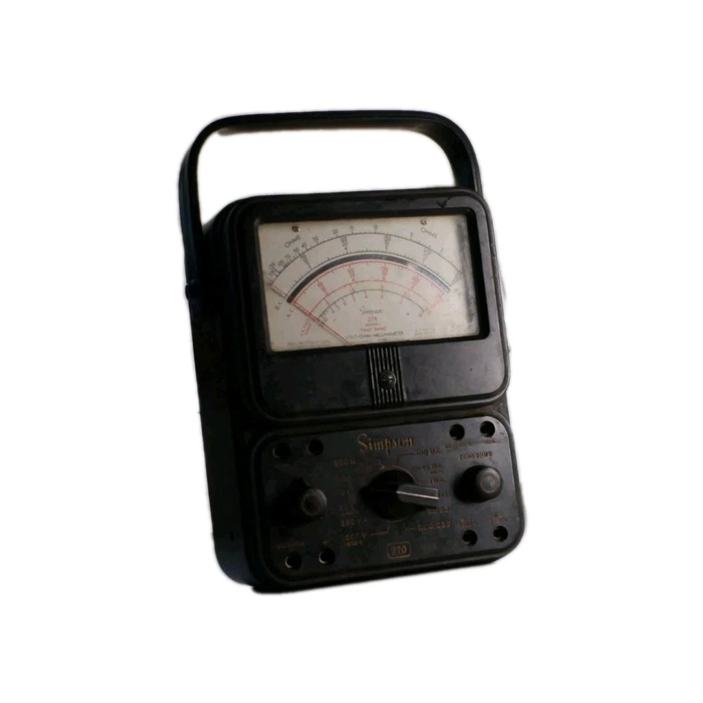 Simpson Series 3 Model 270  Volt-Ohm-Milliammeter Meter Tested!